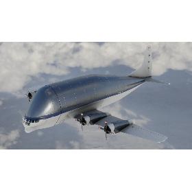 3D Modern Cargo Airplane